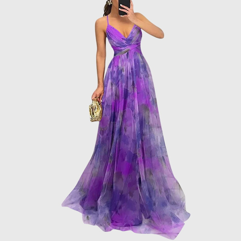 Giselle — La Robe Maxi Florale Qui Explose de Vie