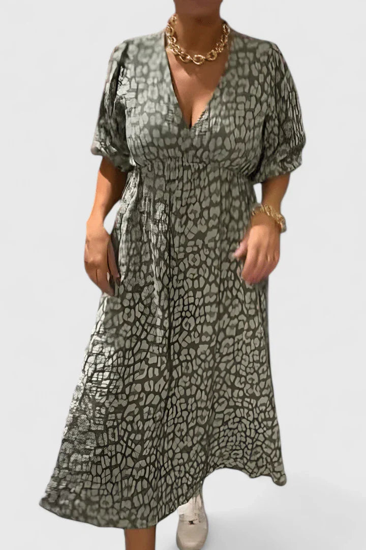 Hyssarah — Robe Femme Elegante Blanche, Verte, Rose Pour Style Confirme