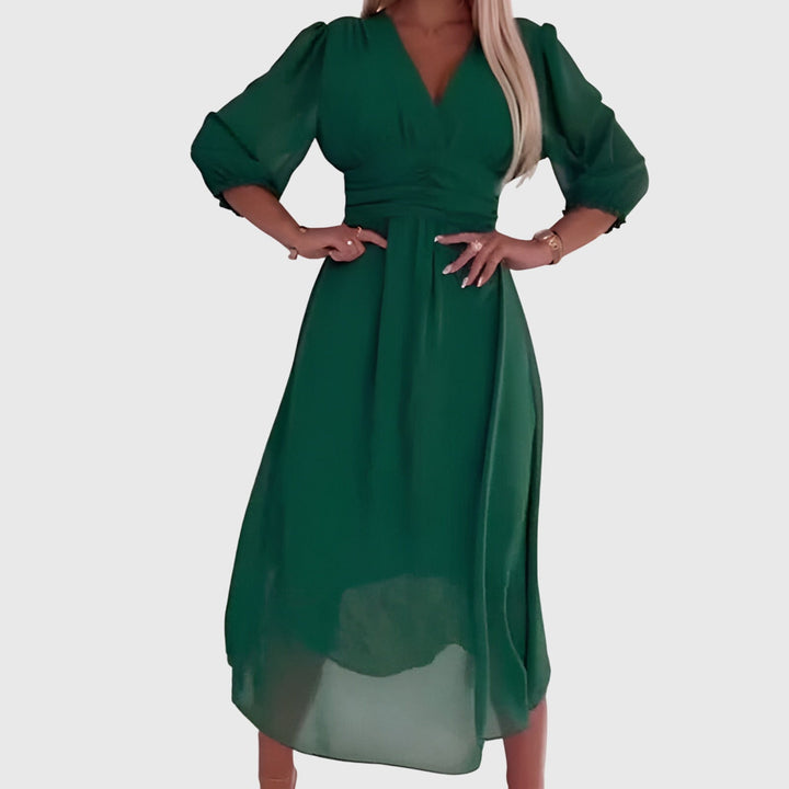 Chloé — Robe Femme Légère Chiffon Soie Pour Élégance Aérienne
