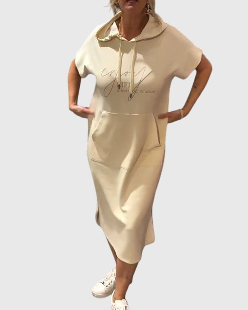 Marlowe — Robe Femme Elegante Noire, Beige, Orange Pour Style Confirme