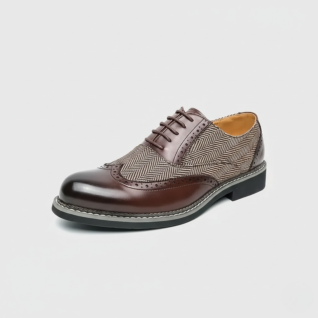 Aleksander | Oxford Brogue Homme | Confort Élégance Habillé