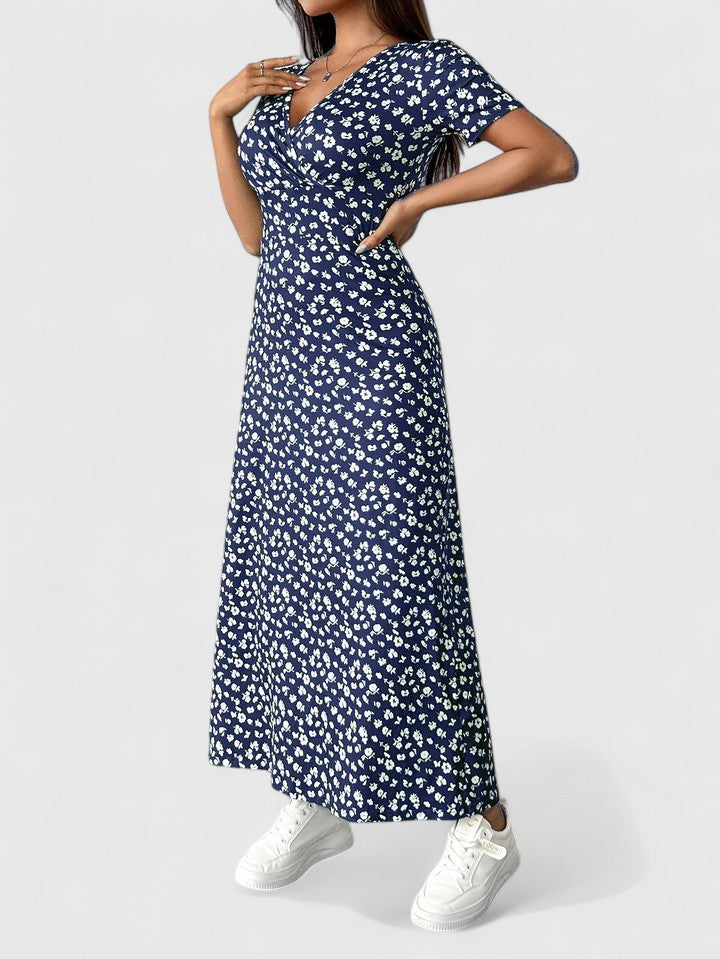 Yulivette — Robe Femme Elegante Noire, Bleu Marine, Rouge Pour Style Confirme