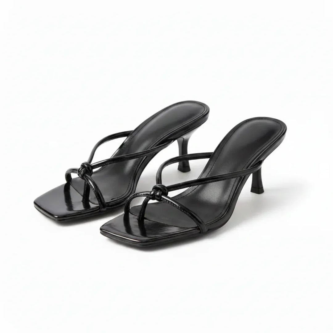Sandales Orthopédiques Talon Nœud Élégant Femme | Confort Marche