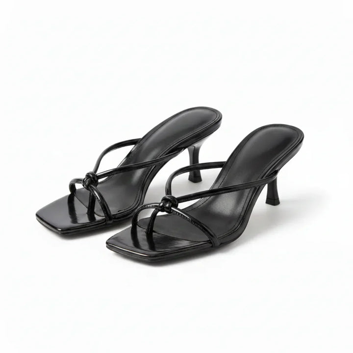 Sandales Orthopédiques Talon Nœud Élégant Femme | Confort Marche