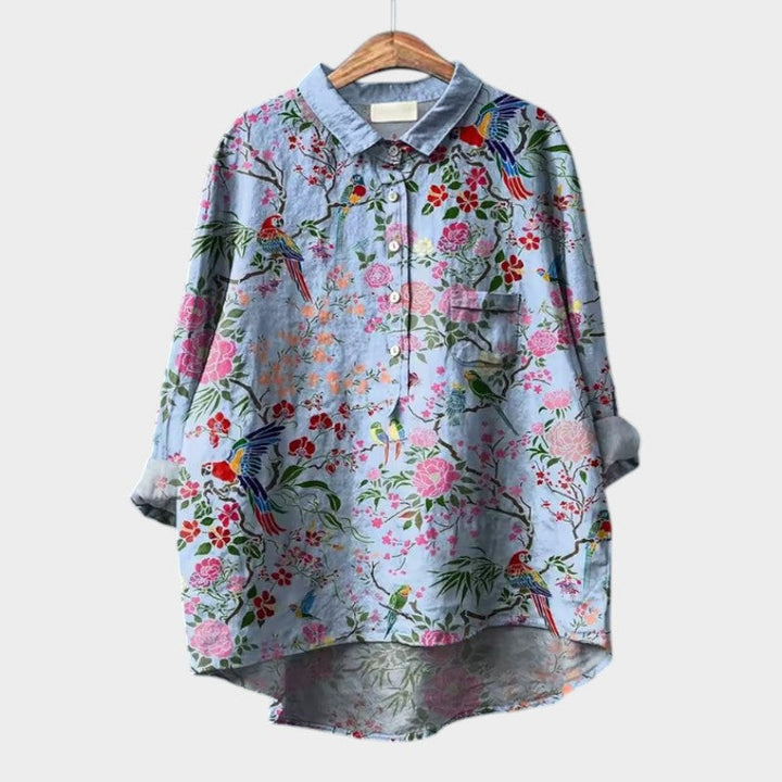 Siara — Blouse Femme Elegante Sheep, Print 1 Pour Style Confirme
