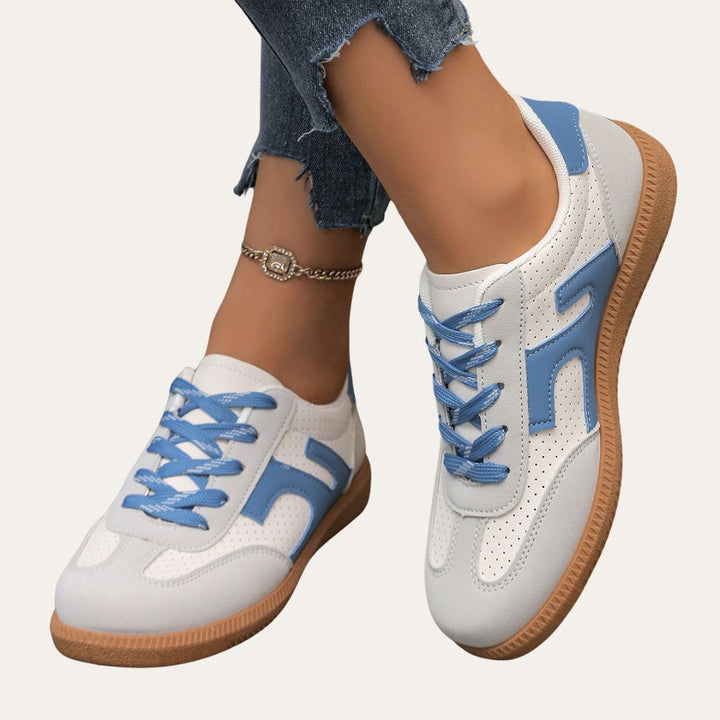 Coralie | Baskets Casual Lacets Femme | Confortables Marche