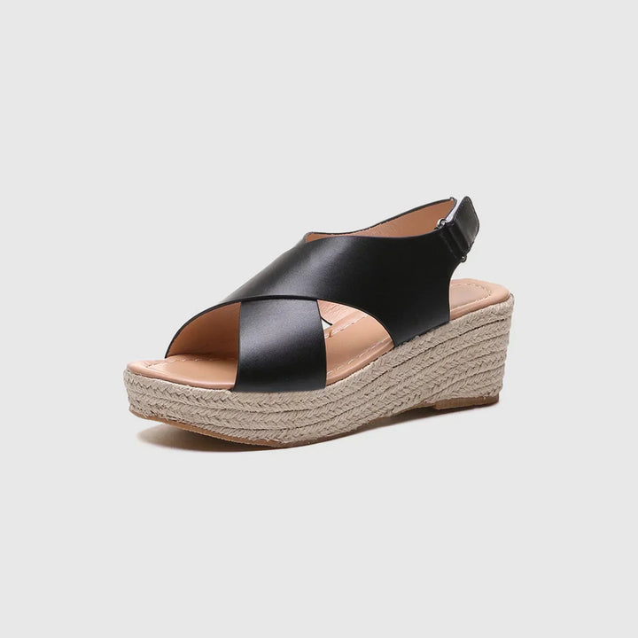 Giulia | Sandales Compensées Été Femme | Confortables Tendance