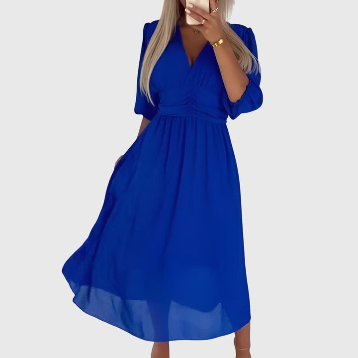Chloé — Robe Femme Légère Chiffon Soie Pour Élégance Aérienne
