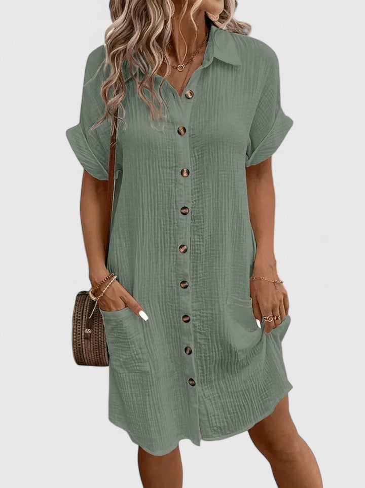 Gianelleza — Robe Midi Sophistiquée Femme Qui Arrête le Temps