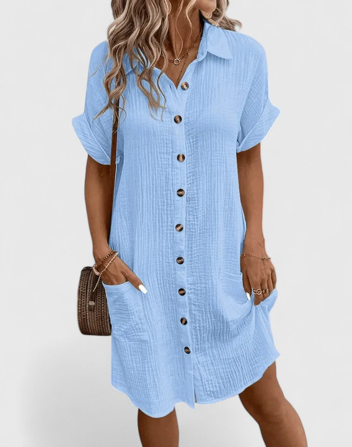 Gianelleza — Robe Midi Sophistiquée Femme Qui Arrête le Temps