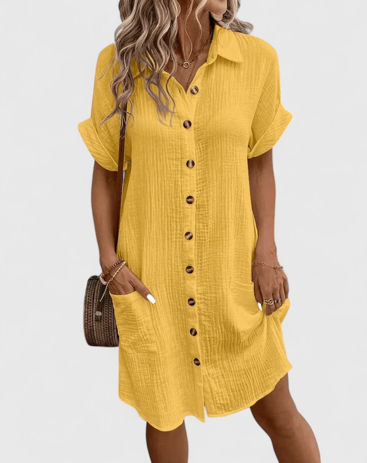 Gianelleza — Robe Midi Sophistiquée Femme Qui Arrête le Temps