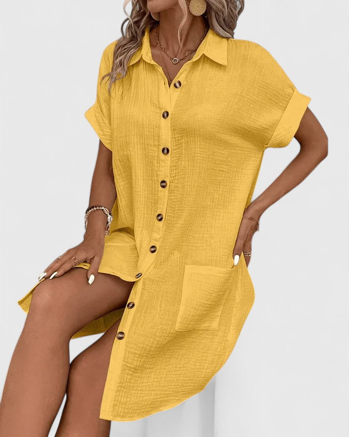 Gianelleza — Robe Midi Sophistiquée Femme Qui Arrête le Temps