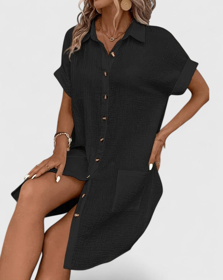 Gianelleza — Robe Midi Sophistiquée Femme Qui Arrête le Temps