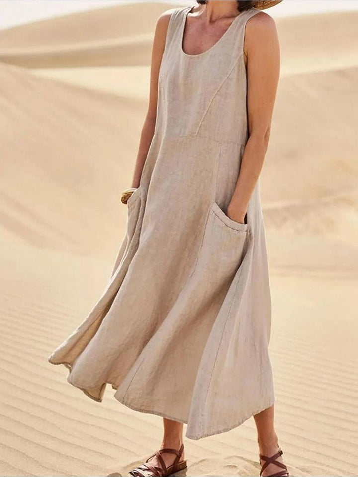 Zoe — Robe Femme Elegante Bleu Ciel, Orange, Light Green Pour Style Confirme