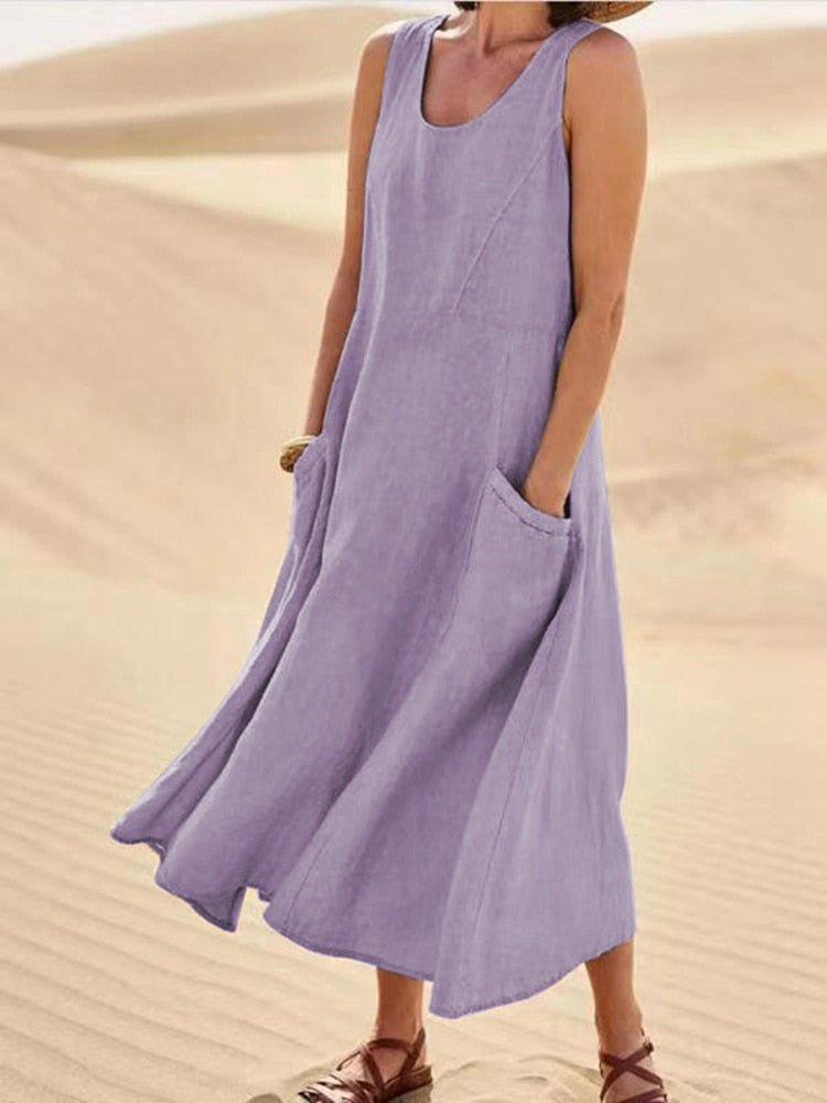 Zoe — Robe Femme Elegante Bleu Ciel, Orange, Light Green Pour Style Confirme