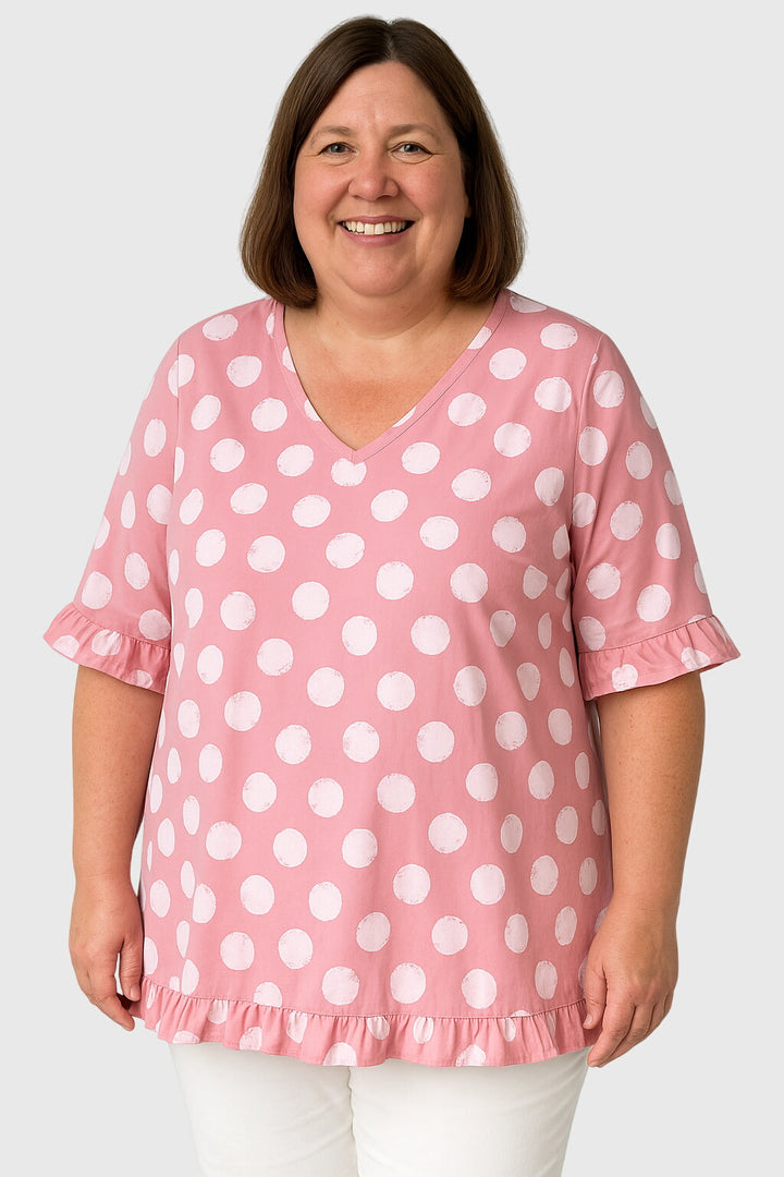 Eira — Blouse Femme Elegante Rose, Jaune Pour Style Confirme