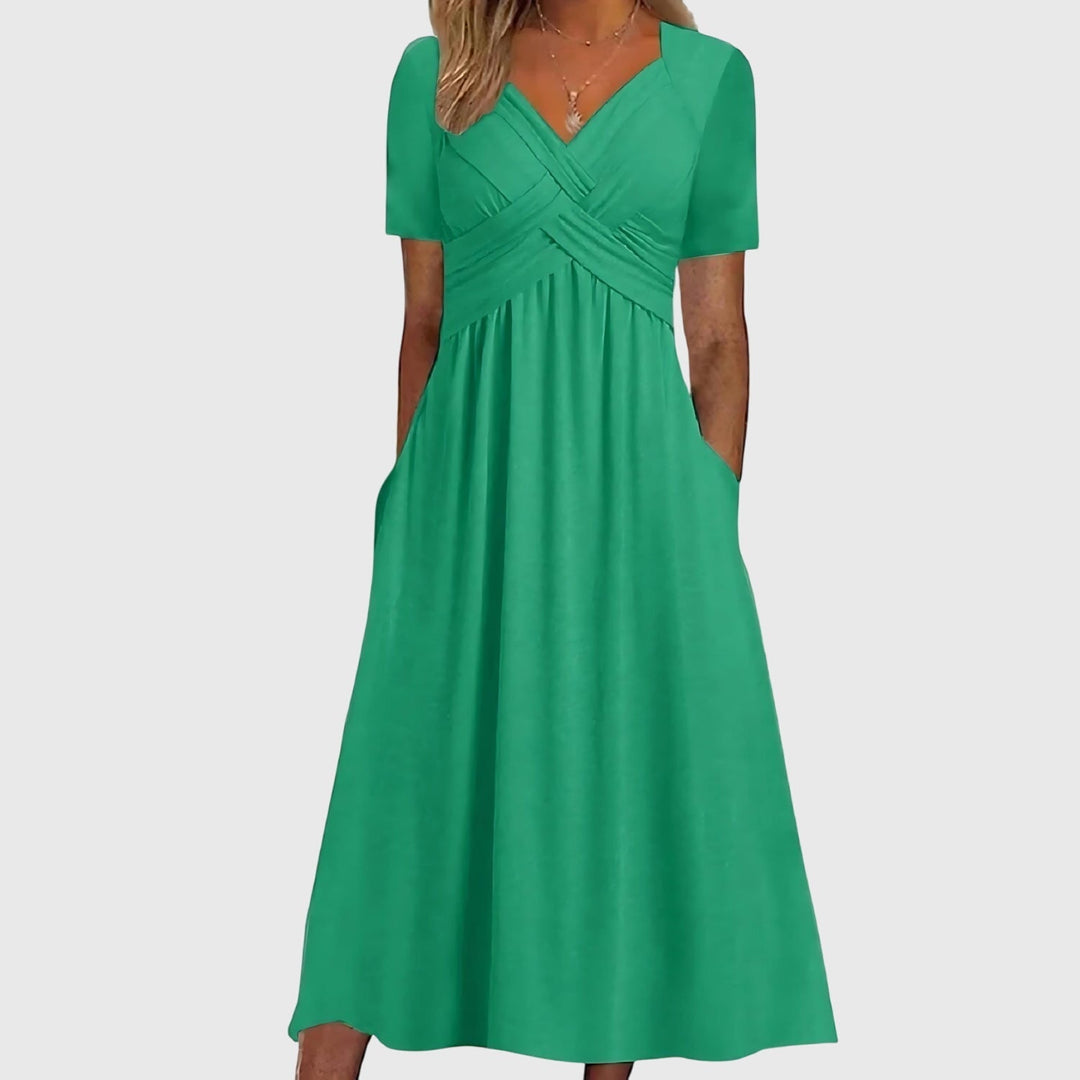 Viola — Robe Midi Gainante Ventre Plat