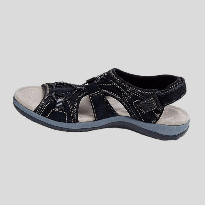 Amélie | Sandales Sport Plates Femme | Confort Marche Quotidienne