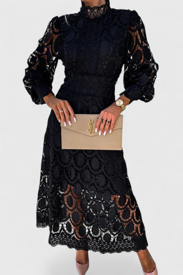 Kryzandra — Robe Femme Élégante Rose Noire Blanche Pour Femme Lumineuse