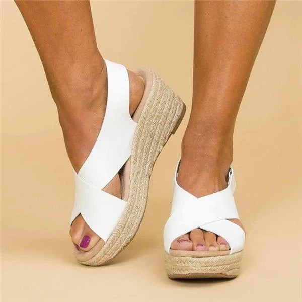 Giulia | Sandales Compensées Été Femme | Confortables Tendance