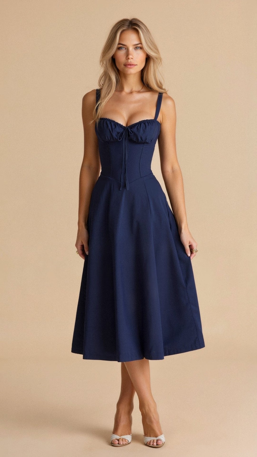 Amelia — Robe Femme Lin Noire, Jaune, Light Yellow Pour Style Confirme