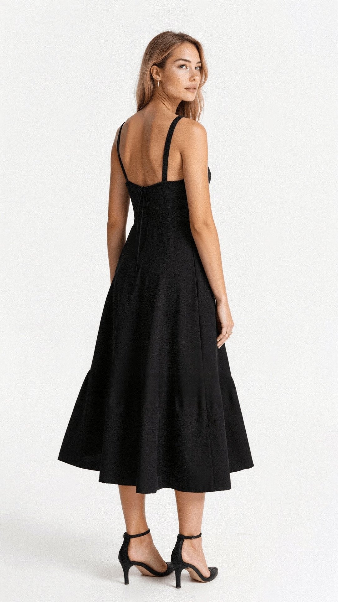 Amelia — Robe Femme Lin Noire, Jaune, Light Yellow Pour Style Confirme