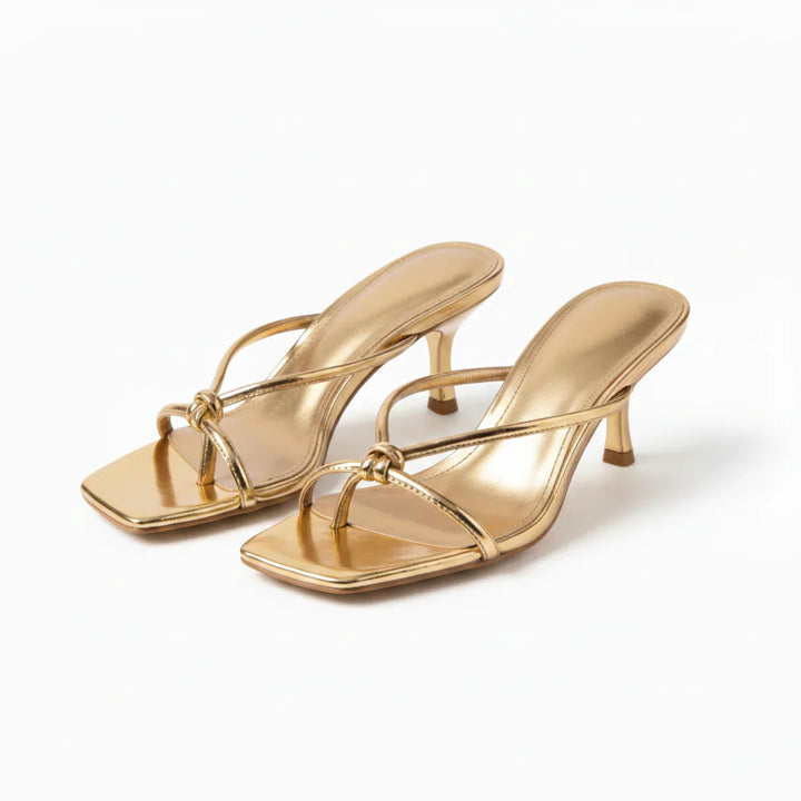 Sandales Orthopédiques Talon Nœud Élégant Femme | Confort Marche
