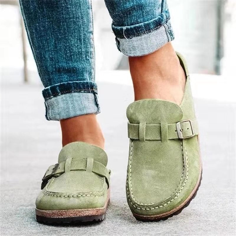 Ginevra | Sandales Boucle Talon Ouvert Femme | Confortables Été