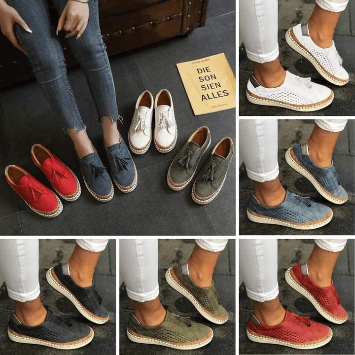 Estelle | Baskets Casual Sans Lacets Femme | Confortables Quotidien