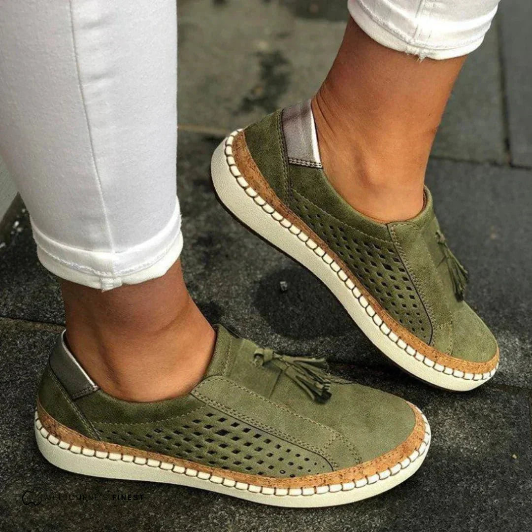 Estelle | Baskets Casual Sans Lacets Femme | Confortables Quotidien