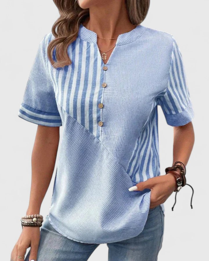 Gigi — Blouse Femme Elegante Rose, Verte Pour Style Confirme