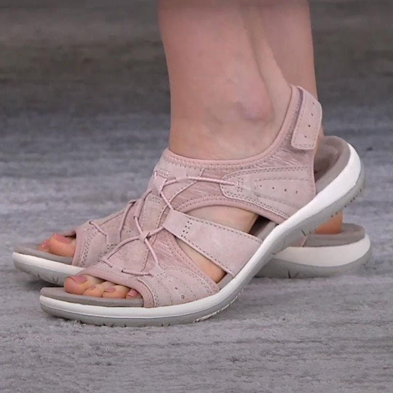 Amélie | Sandales Sport Plates Femme | Confort Marche Quotidienne
