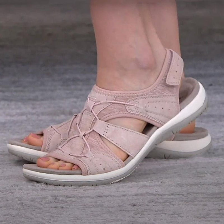 Amélie | Sandales Sport Plates Femme | Confort Marche Quotidienne