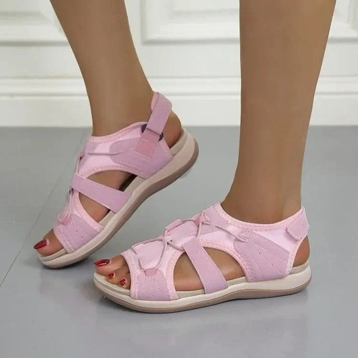 Amélie | Sandales Sport Plates Femme | Confort Marche Quotidienne