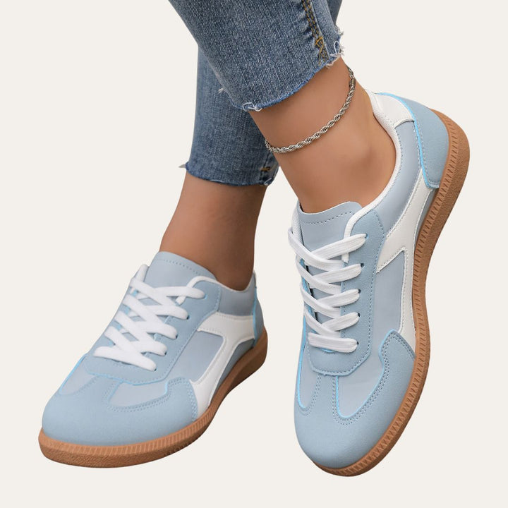 Coralie | Baskets Casual Lacets Femme | Confortables Marche