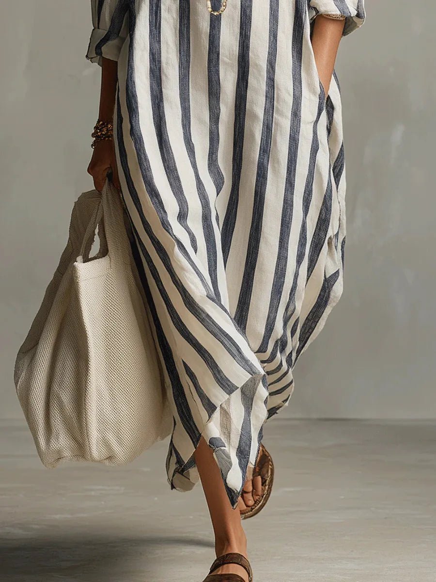 Olivia — Robe Femme Lin Rouge, Bleue, Verte Pour Style Confirme