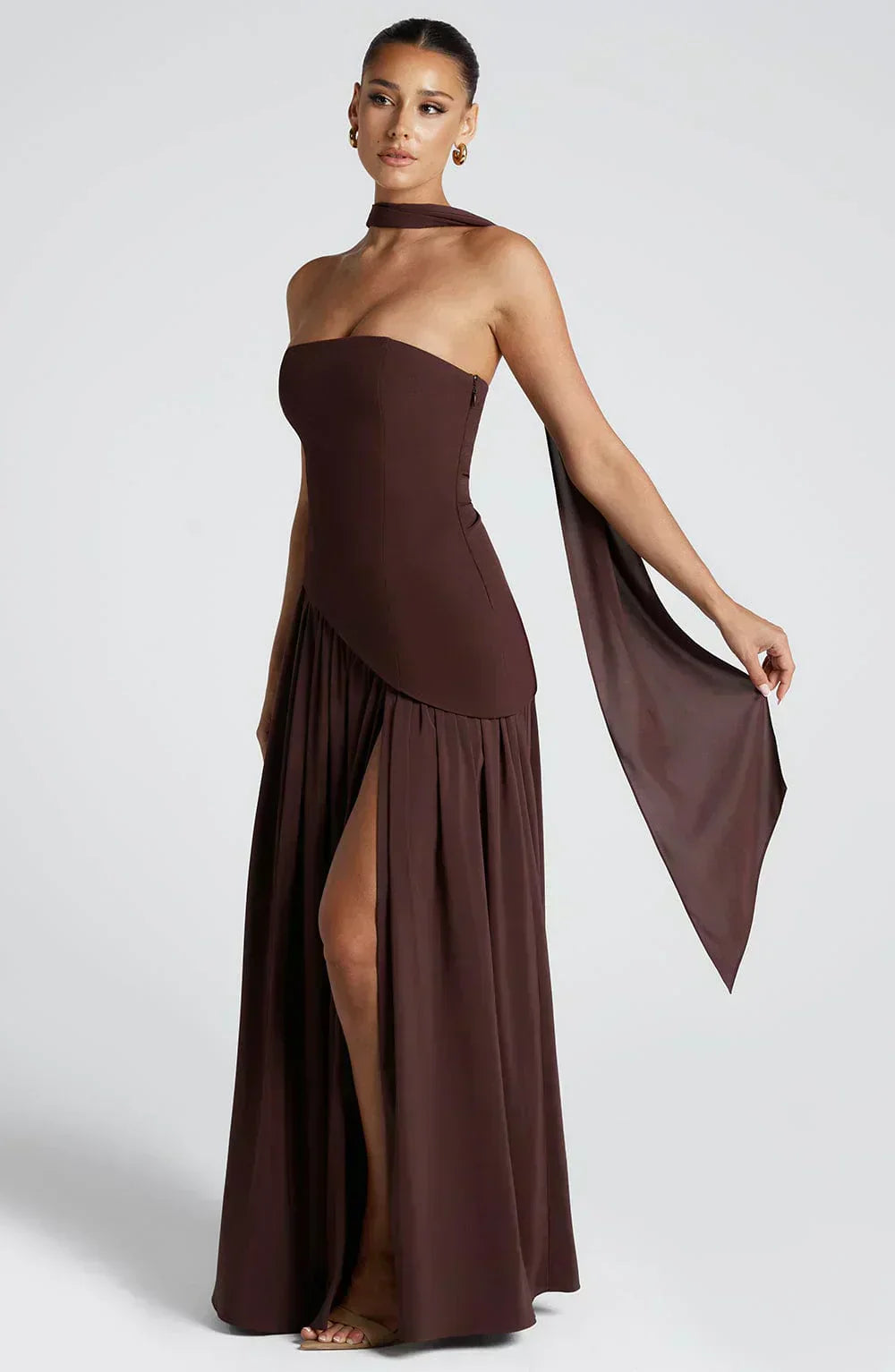Emily — Robe Femme Mariage Jaune, Noire, Verte Pour Style Confirme