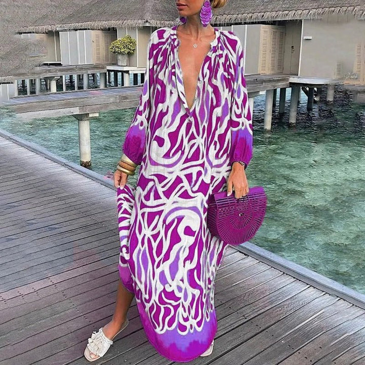 Eleanor — Robe Femme Elegante Orange, Bleue, Verte Pour Style Confirme