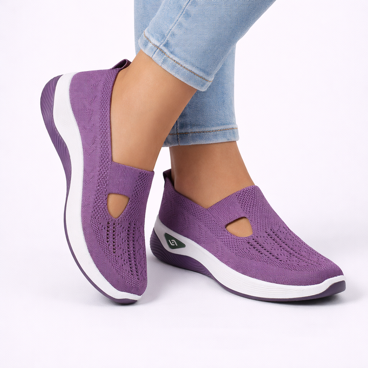 Chaussures Orthopédiques Femme Sans Lacets | Confort Soutien Quotidien