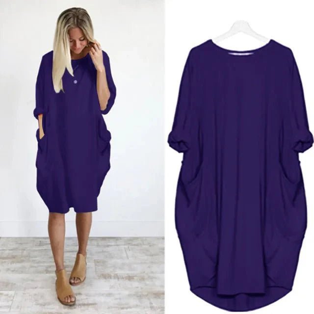 Chloe — Robe Femme Grande taille Noire Elegante
