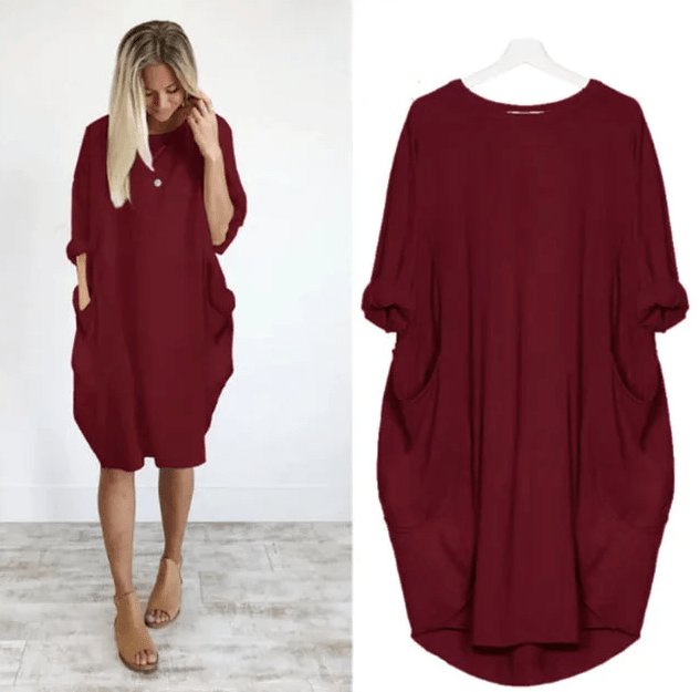 Chloe — Robe Femme Grande taille Noire Elegante