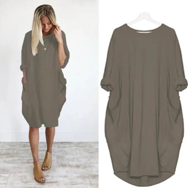 Chloe — Robe Femme Grande taille Noire Elegante