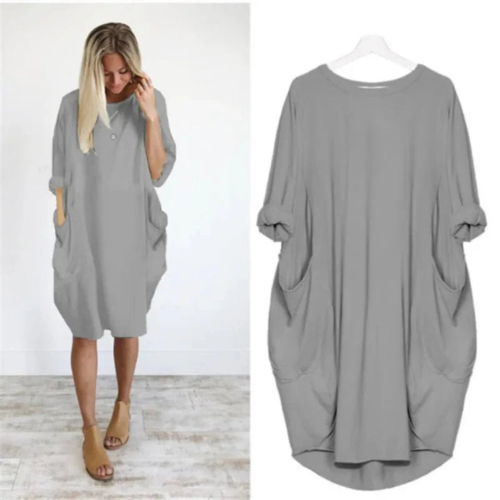 Chloe — Robe Femme Grande taille Noire Elegante