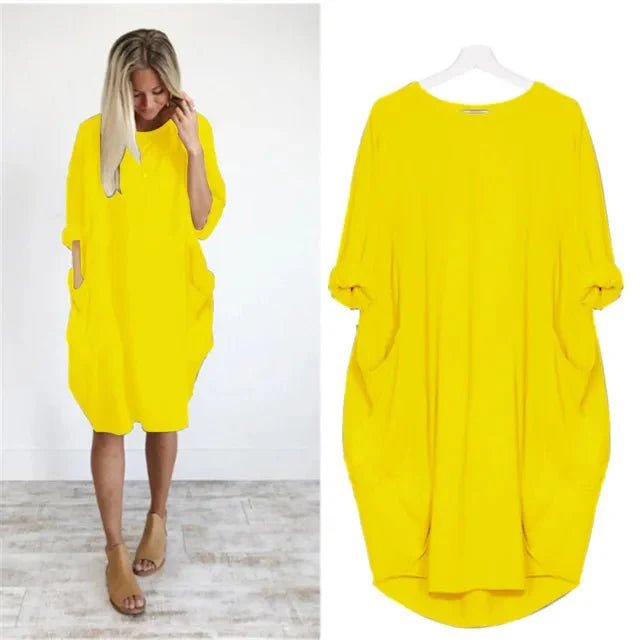 Chloe — Robe Femme Grande taille Noire Elegante