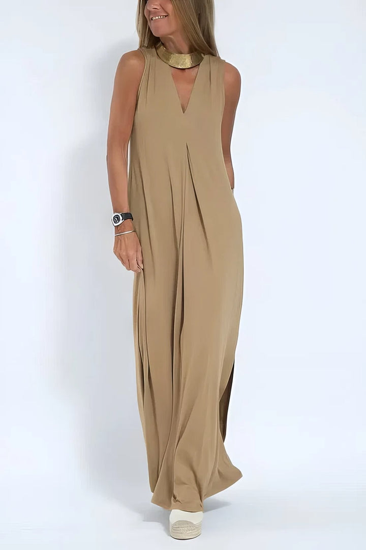 Charlotte — Robe Femme Grande taille Coffee, Noire, Verte Pour Style Confirme