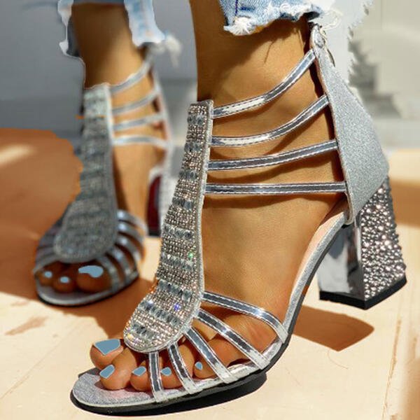 Lucia | Sandales Brides Talon Carré Femme | Élégantes Confortables