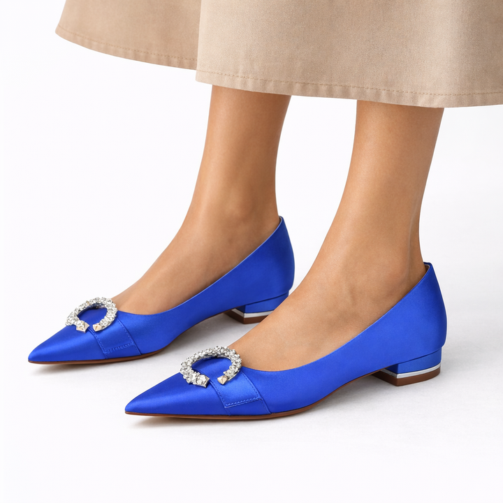 Chaussures Mariée Plates Satin Femme | Élégantes Confortables Mariage