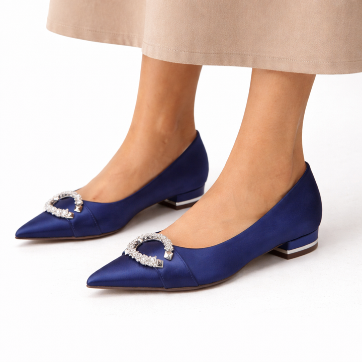 Chaussures Mariée Plates Satin Femme | Élégantes Confortables Mariage