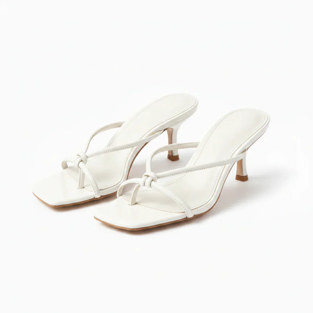 Sandales Orthopédiques Talon Nœud Élégant Femme | Confort Marche