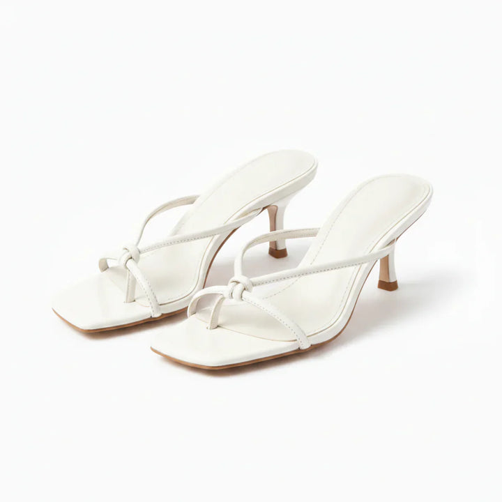 Sandales Orthopédiques Talon Nœud Élégant Femme | Confort Marche